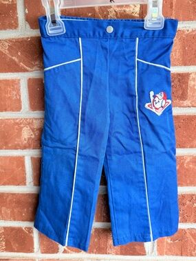 Vintage 90s blue baseball pants Size 12 months